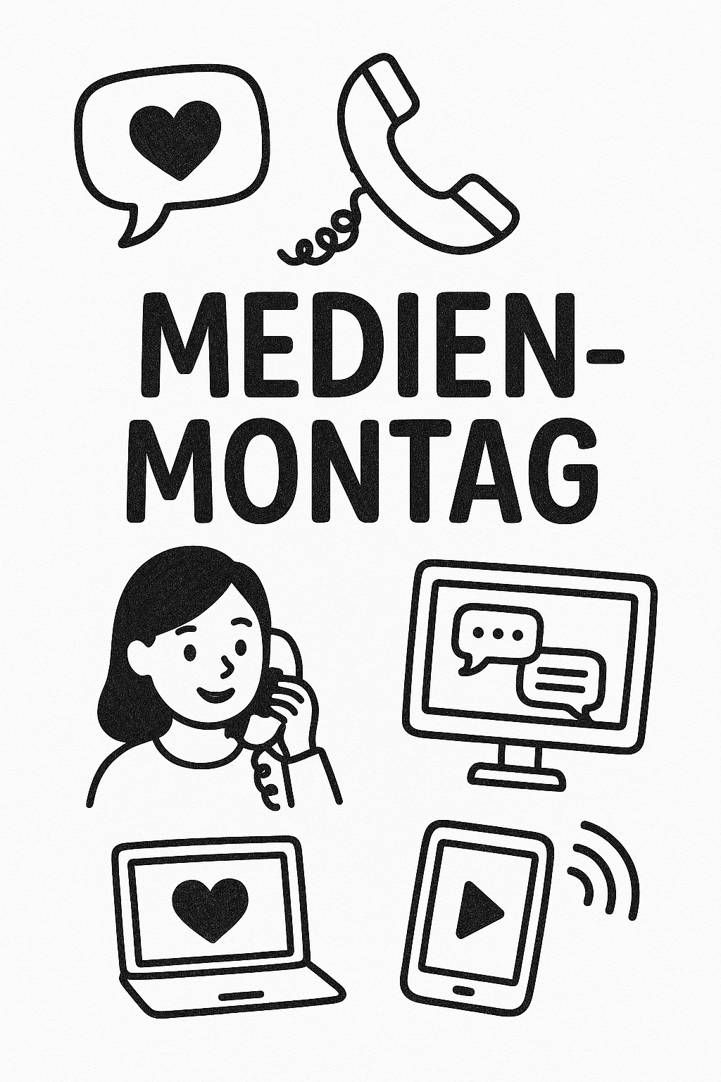 medienmontag Symbolbild für den Medienmontag